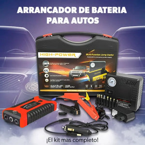 ARRANCADOR DE AUTOS CON INFLADOR DE LLANTAS MULTIFUNCIONAL